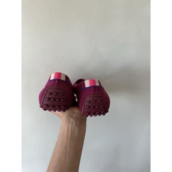 $189 Rothy's Women’s Pink Raspberry Slip-On Loafer Flats Driver 9 Shoes Penny - Picture 5 of 7